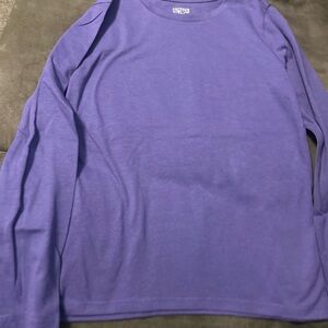 Spotted Zebra Girls M(8) Purple Long Sleeve 100% Cotton New